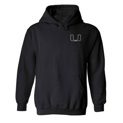 Miami - NCAA Football : Romanas Frederique Jr - Classic Shersey Hooded Sweatshirt-0