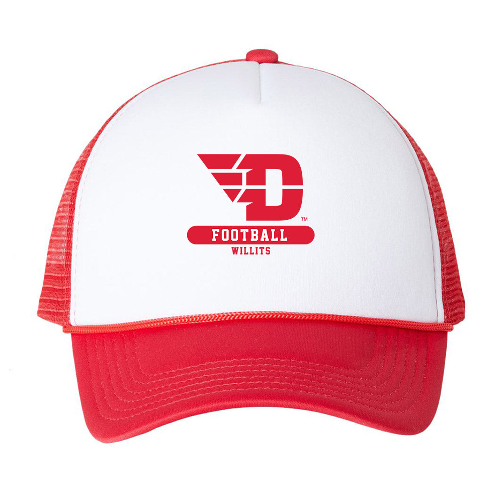 Dayton - NCAA Football : Derek Willits - Trucker Hat