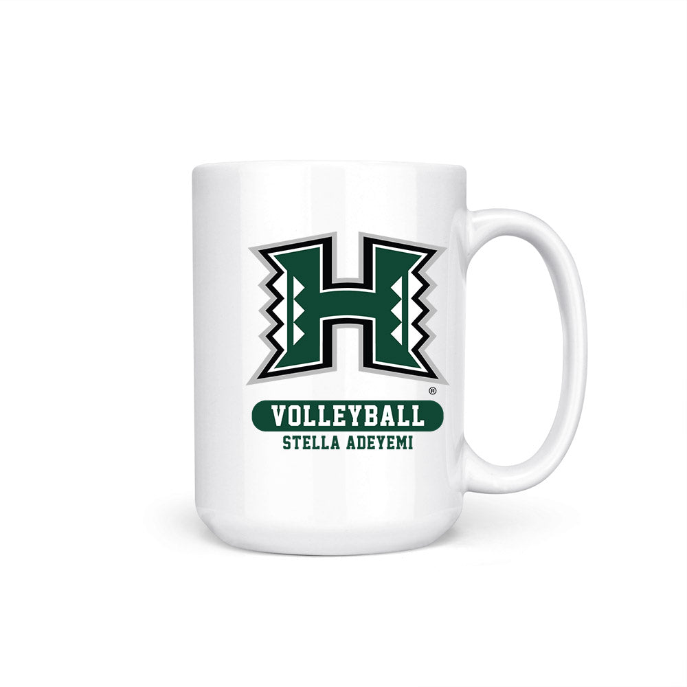 Hawaii - NCAA Women's Volleyball : Stella Adeyemi - Coffee Mug-0