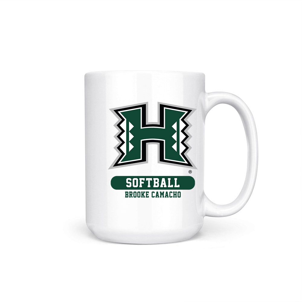 Hawaii - NCAA Softball : Brooke Camacho - Coffee Mug-0