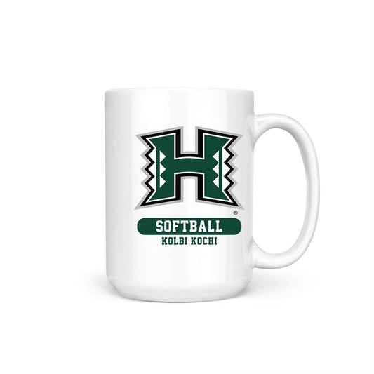 Hawaii - NCAA Softball : Kolbi Kochi - Coffee Mug-0