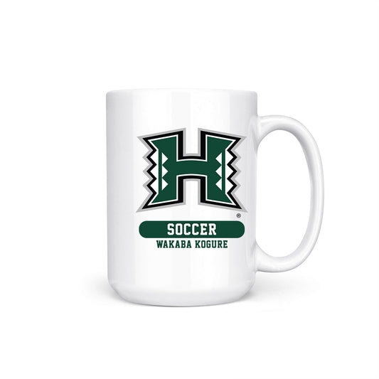 Hawaii - NCAA Women's Soccer : Wakaba Kogure - Coffee Mug-0