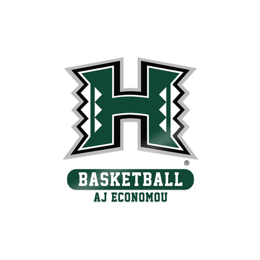 Hawaii - NCAA Men's Basketball : AJ Economou - Sticker-0
