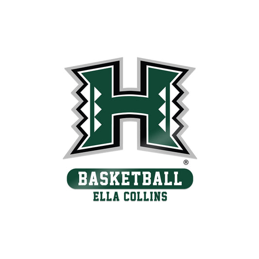 Hawaii - NCAA Women's Basketball : Ella Collins - Sticker-0