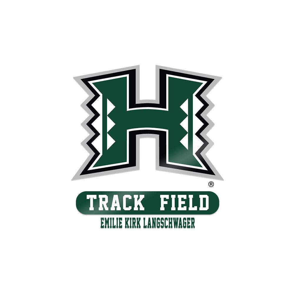 Hawaii - NCAA Women's Track & Field : Emilie Kirk Langschwager - Sticker-0