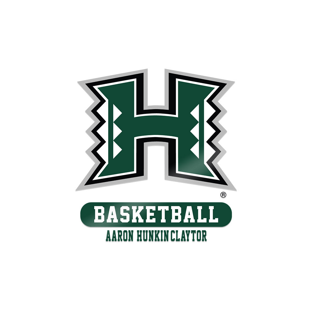 Hawaii - NCAA Men's Basketball : Aaron Hunkin-Claytor - Sticker-0