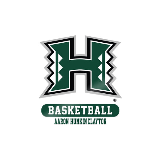 Hawaii - NCAA Men's Basketball : Aaron Hunkin-Claytor - Sticker-0