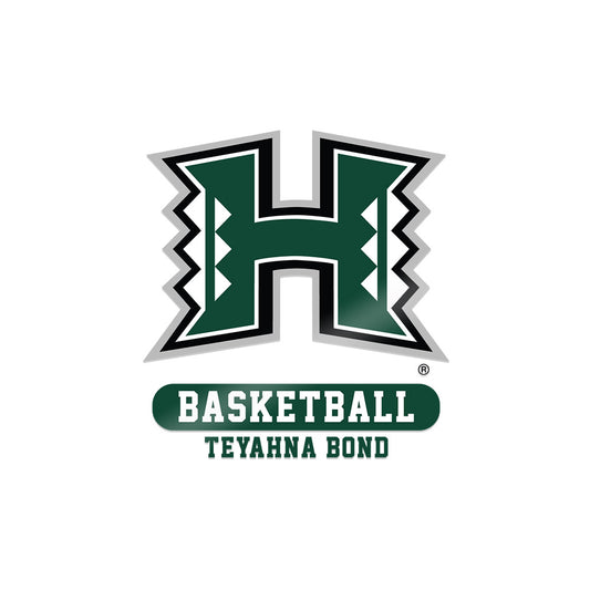 Hawaii - NCAA Women's Basketball : Teyahna Bond - Sticker-0