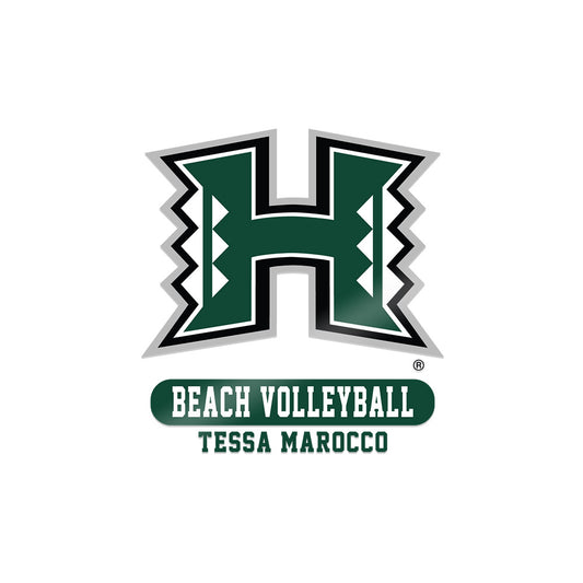 Hawaii - NCAA Beach Volleyball : Tessa Marocco - Sticker-0