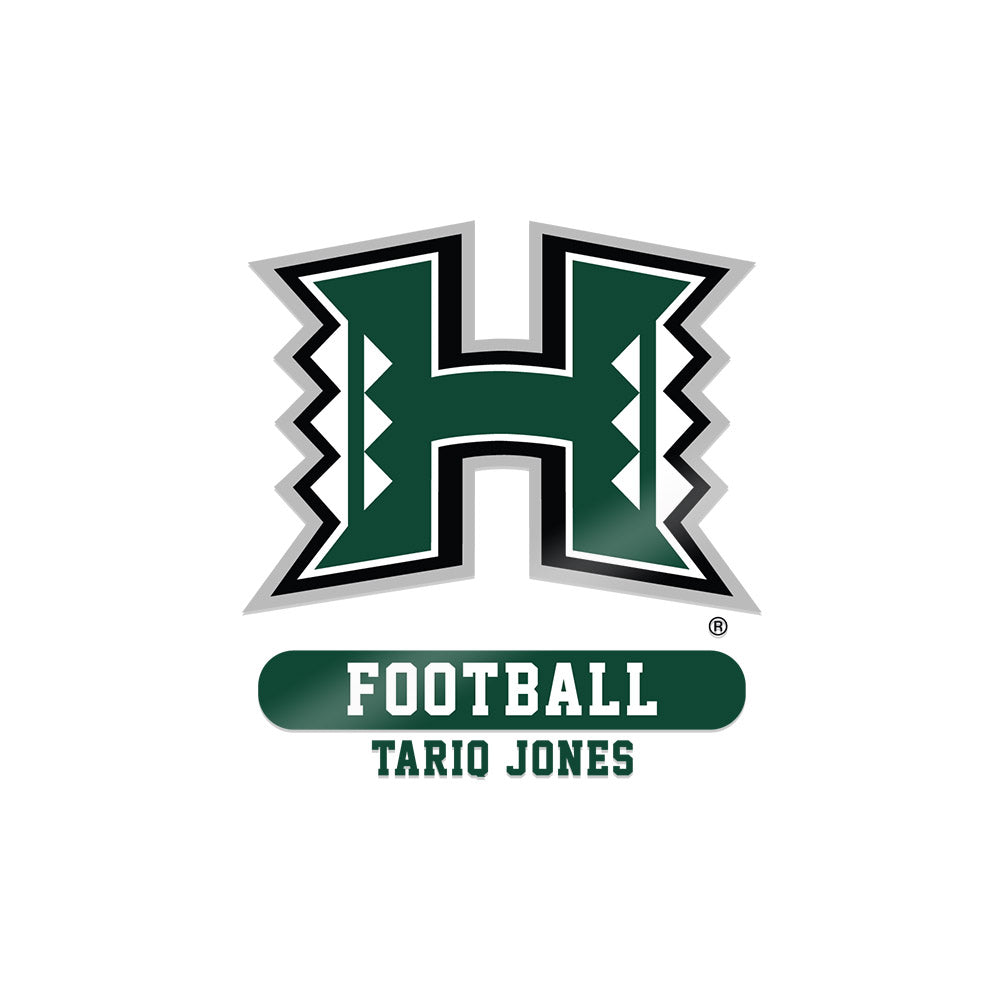 Hawaii - NCAA Football : Tariq Jones - Sticker-0