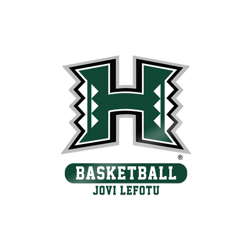 Hawaii - NCAA Women's Basketball : Jovi Lefotu - Sticker-0