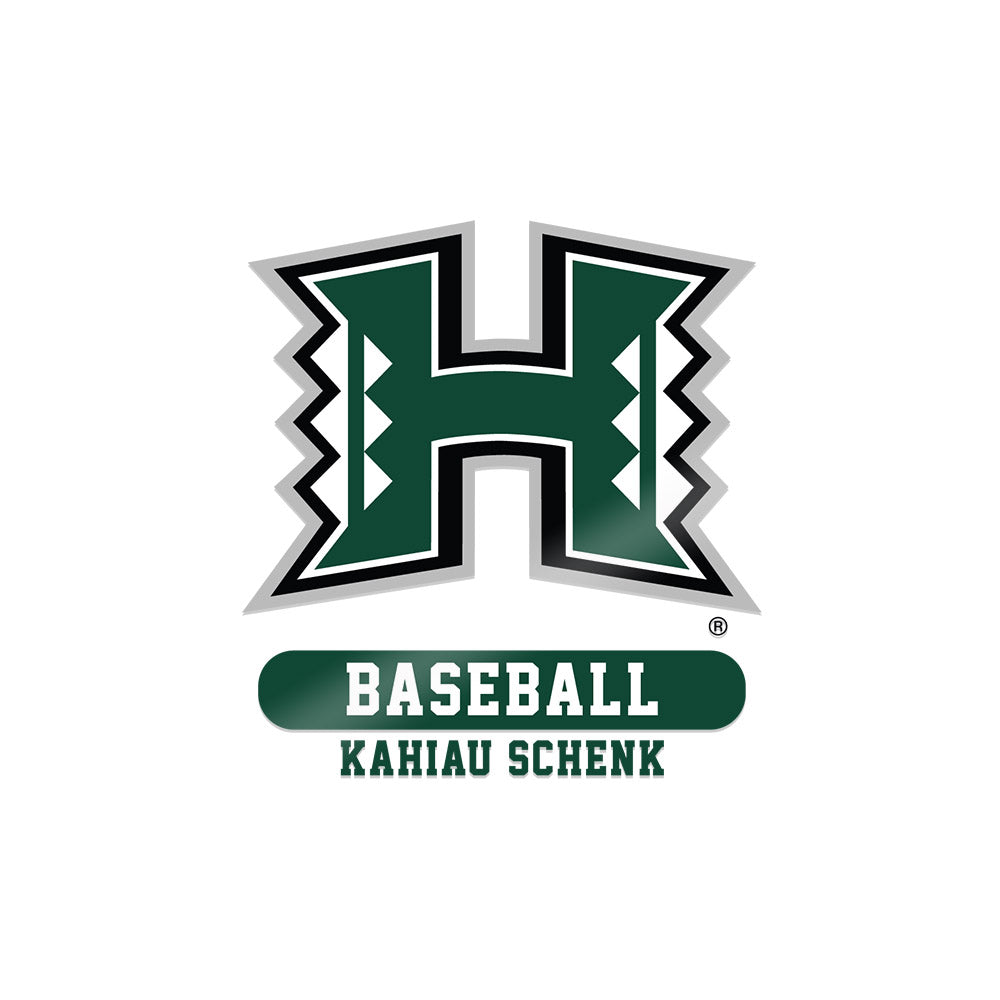 Hawaii - NCAA Baseball : Kahiau Schenk - Sticker-0