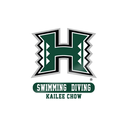 Hawaii - NCAA Women's Swimming & Diving : Kailee Chow - Sticker-0