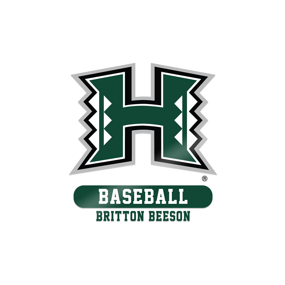 Hawaii - NCAA Baseball : Britton Beeson - Sticker-0