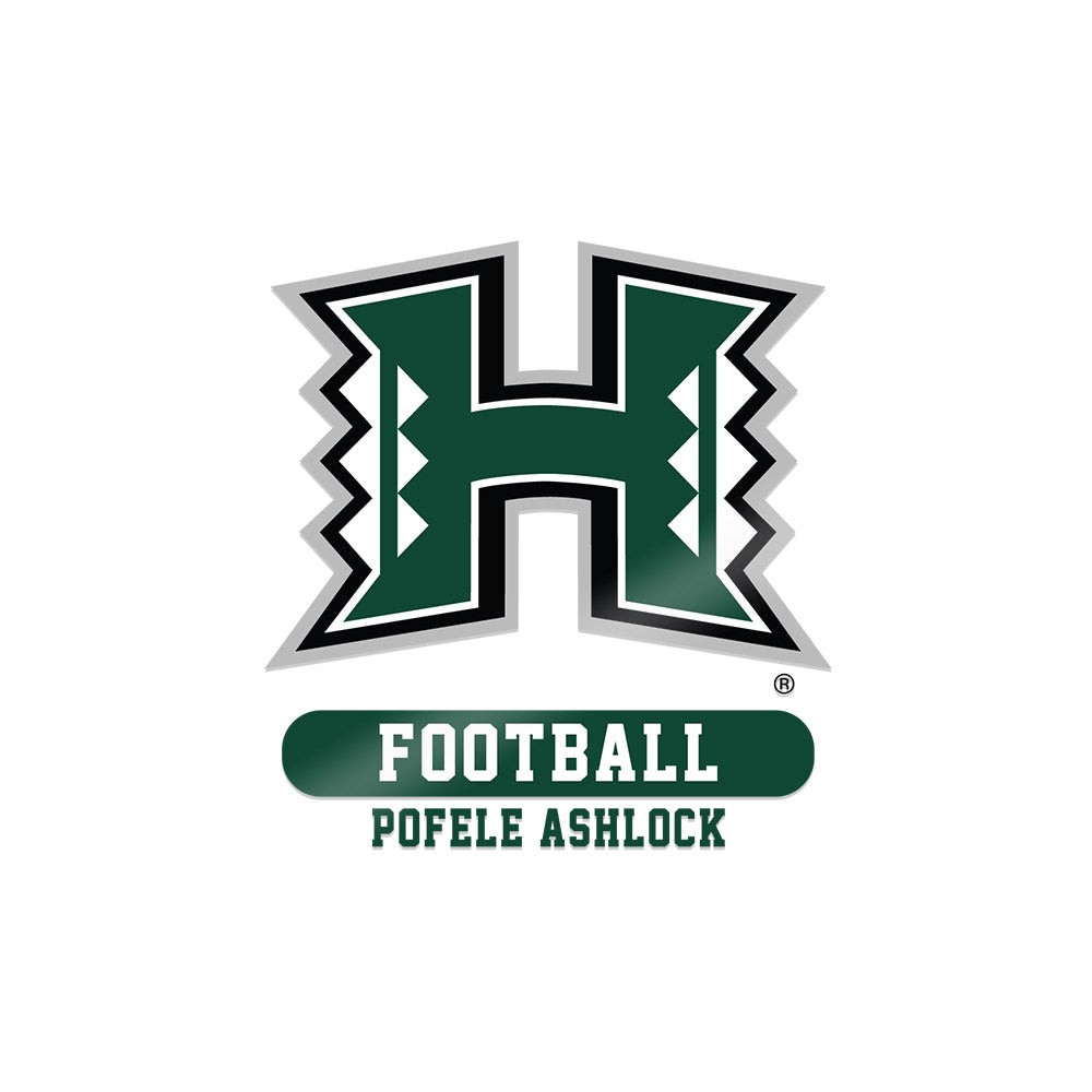 Hawaii - NCAA Football : Pofele Ashlock - Sticker-0