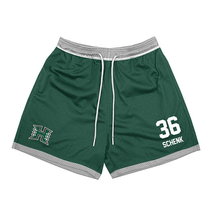 Hawaii - NCAA Baseball : Kahiau Schenk - Shorts-0