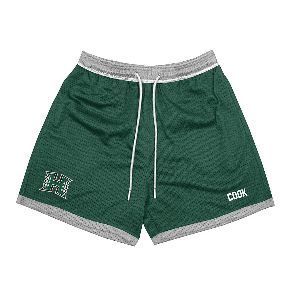 Hawaii - NCAA Women's Track & Field : Kristin Cook - Green Shorts