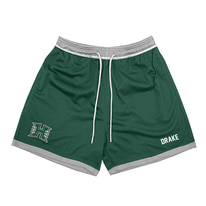 Hawaii - NCAA Women's Track & Field : Elise Drake - Green Shorts