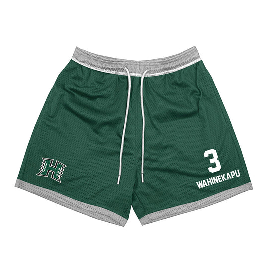 Hawaii - NCAA Women's Basketball : Lily Wahinekapu - Green Shorts