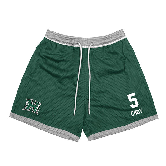 Hawaii - NCAA Men's Volleyball : Eleu Choy - Green Shorts