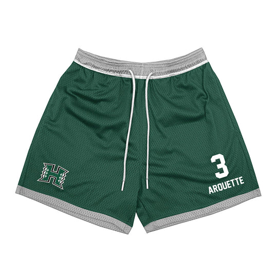 Hawaii - NCAA Women's Volleyball : Adrianna Arquette - Green Shorts