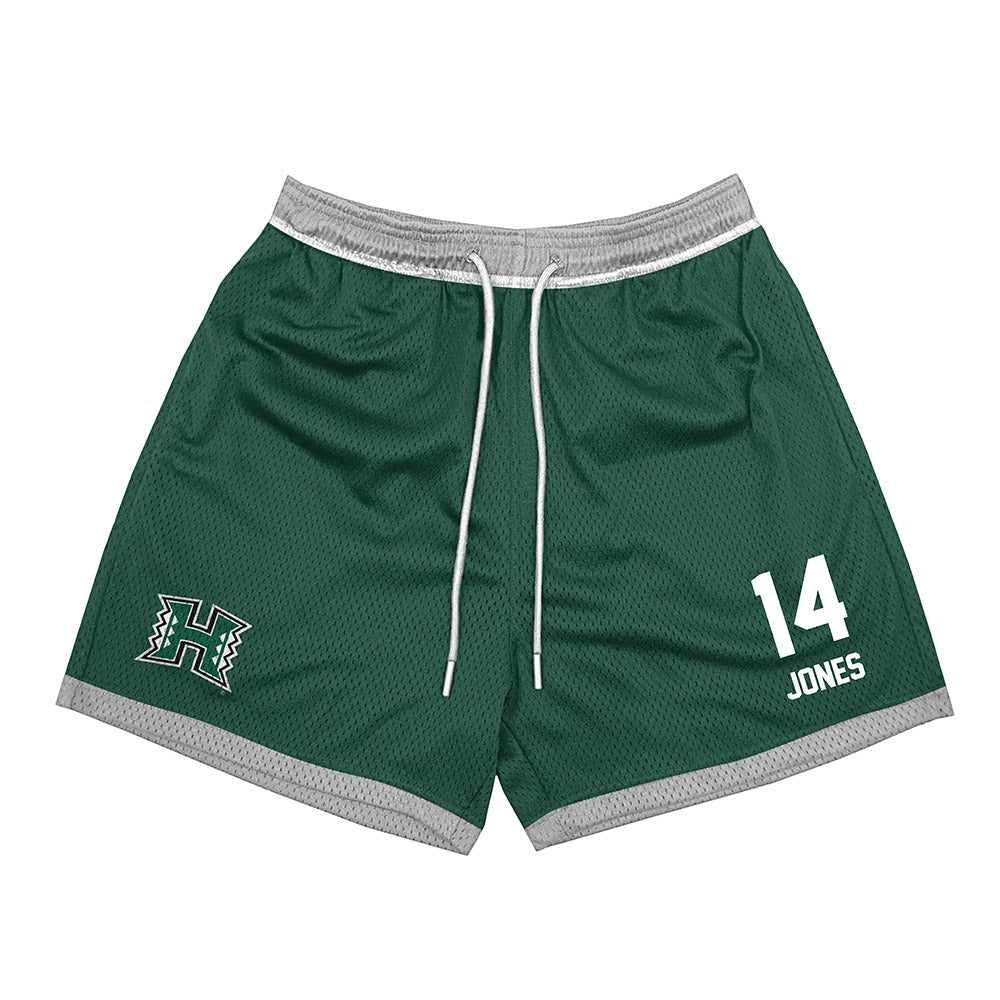 Hawaii - NCAA Football : Jaheim Jones - Green Shorts