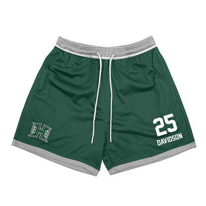 Hawaii - NCAA Women's Soccer : Alice Davidson - Green Shorts