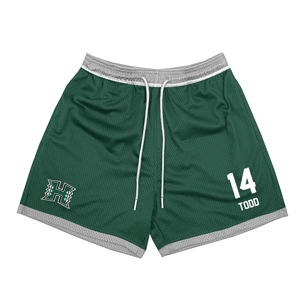 Hawaii - NCAA Men's Volleyball : Alaka'i Todd - Green Shorts