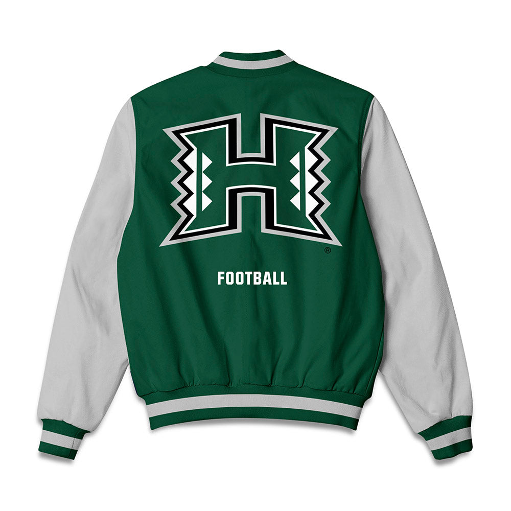Hawaii - NCAA Football : Devyn King - Bomber Jacket