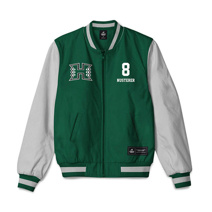 Hawaii - NCAA Men's Volleyball : Kurt Nusterer - Bomber Jacket-0
