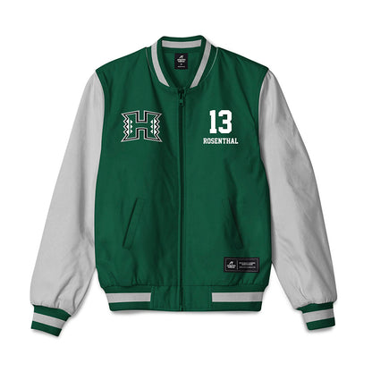 Hawaii - NCAA Men's Volleyball : Tread Rosenthal - Bomber Jacket-0