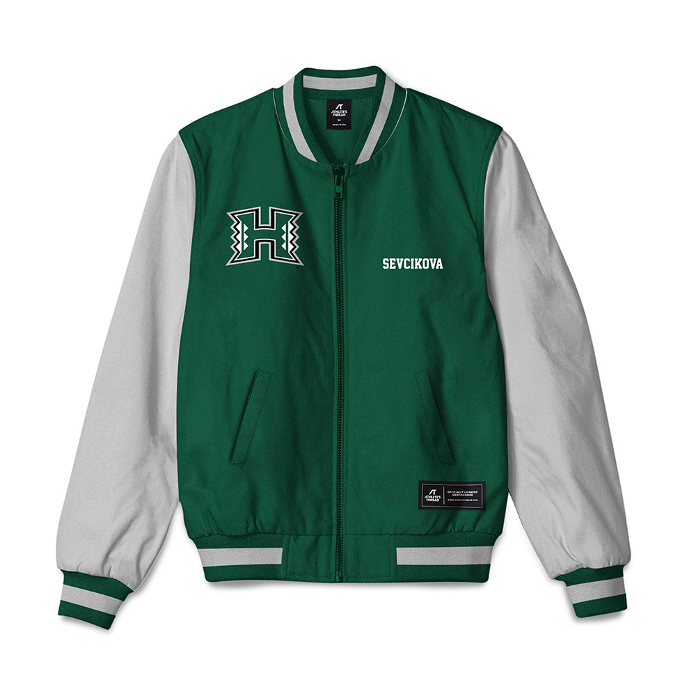 Hawaii - NCAA Women's Track & Field : Nicole Sevcikova - Bomber Jacket-0