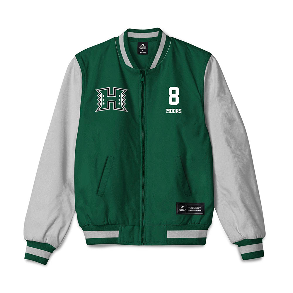 Hawaii - NCAA Women's Basketball : Rebecca Moors - Bomber Jacket-0