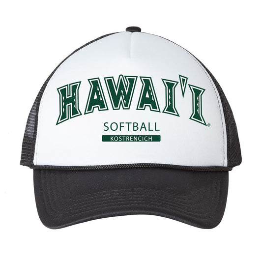 Hawaii - NCAA Softball : Addison Kostrencich - Trucker Hat