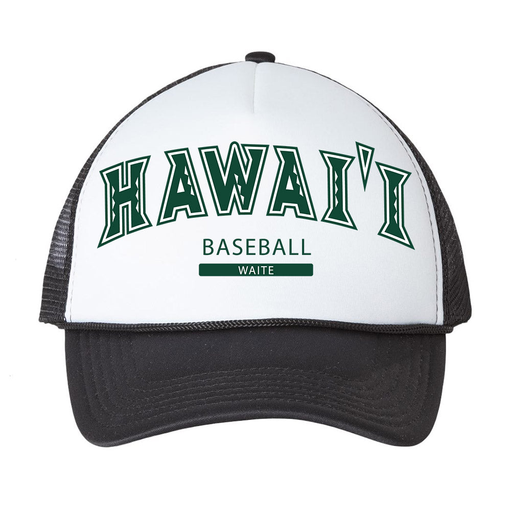 Hawaii - NCAA Baseball : Dylan Waite - Trucker Hat-0