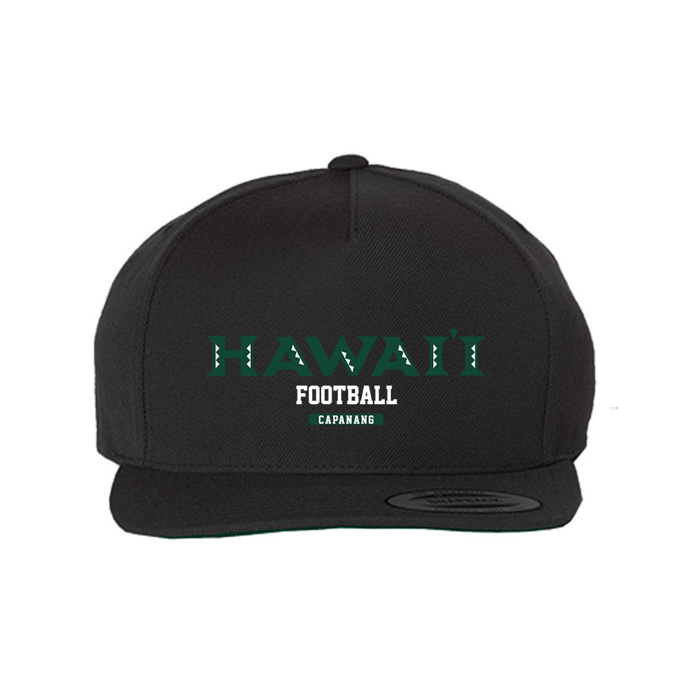 Hawaii - NCAA Football : Carlito Capanang - Snapback Hat