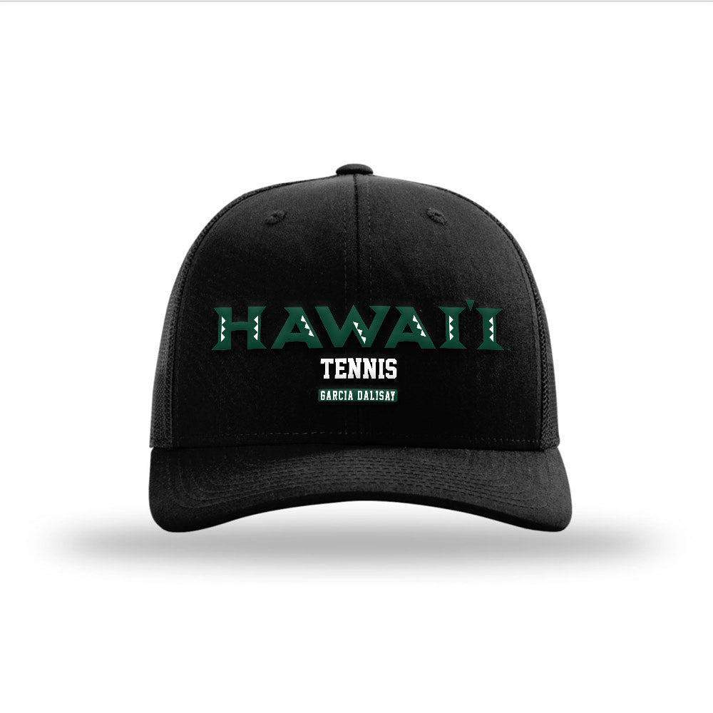 Hawaii - NCAA Men's Tennis : Diego Garcia Dalisay - Snapback Trucker Hat-0