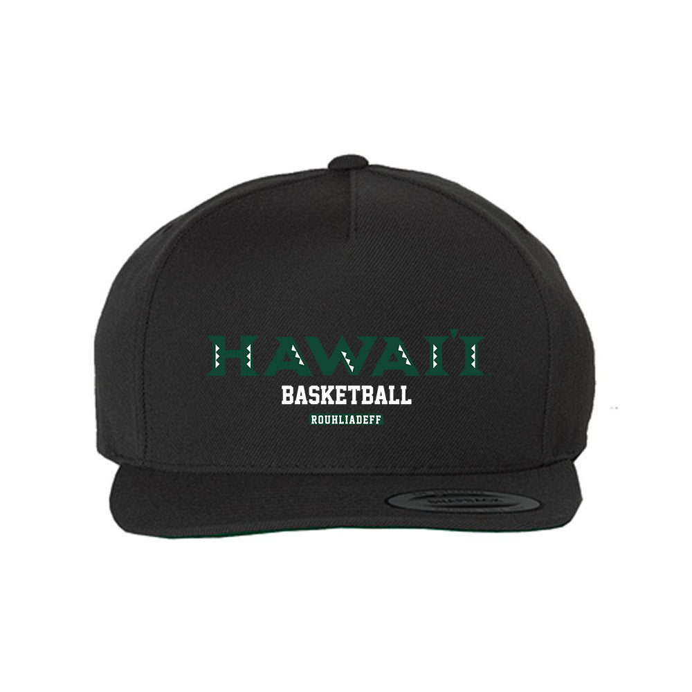 Hawaii - NCAA Men's Basketball : Harry Rouhliadeff - Snapback Hat