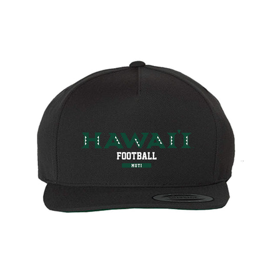 Hawaii - NCAA Football : Tui Muti - Snapback Hat