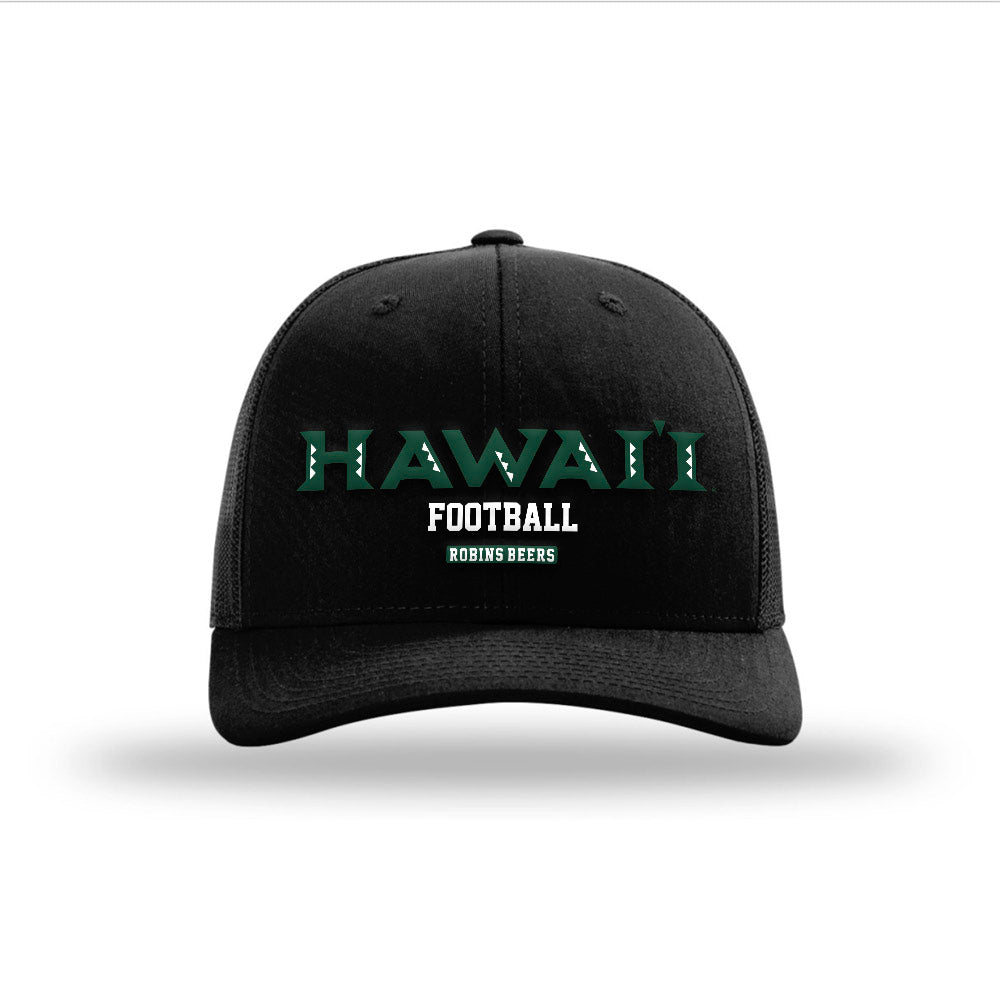 Hawaii - NCAA Football : Kellen Robins-Beers - Snapback Trucker Hat-0