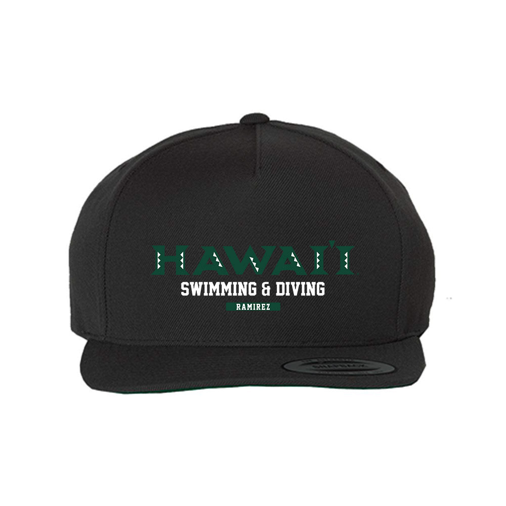 Hawaii - NCAA Men's Swimming & Diving : Juan Ramirez - Snapback Hat