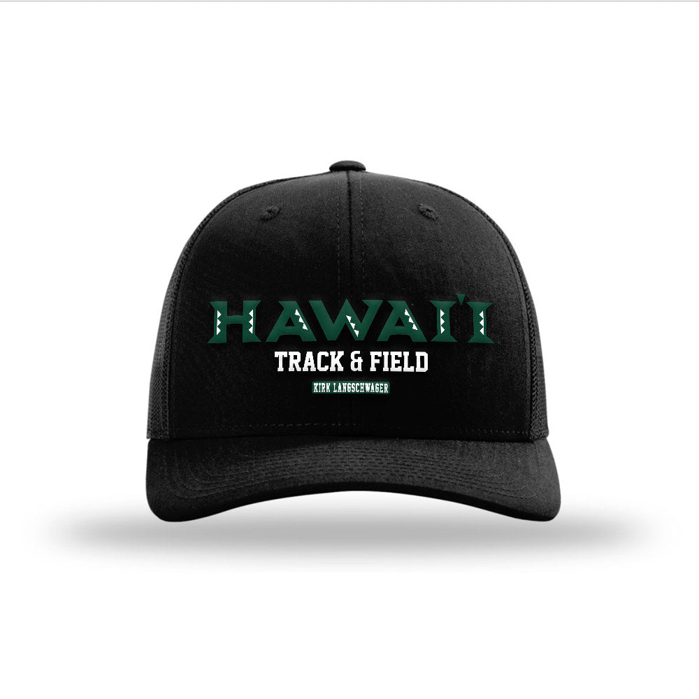 Hawaii - NCAA Women's Track & Field : Emilie Kirk Langschwager - Snapback Trucker Hat-0
