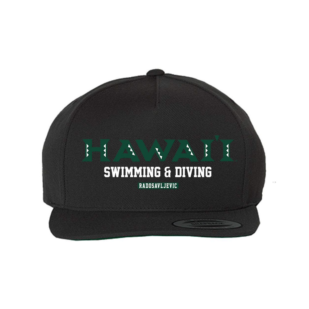 Hawaii - NCAA Women's Swimming & Diving : Camille Radosavljevic - Snapback Hat-0