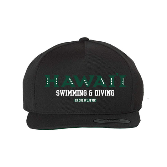 Hawaii - NCAA Women's Swimming & Diving : Camille Radosavljevic - Snapback Hat-0