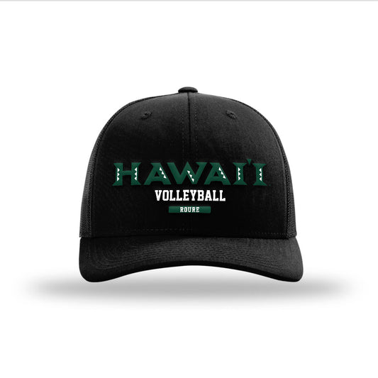 Hawaii - NCAA Men's Volleyball : Adrien Roure - Snapback Trucker Hat-0