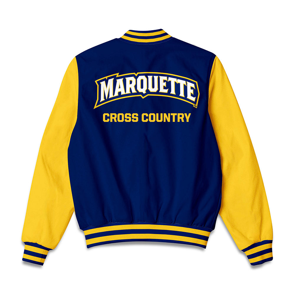 Marquette - NCAA Women's Cross Country : Taya Gummerson - Bomber Jacket-1
