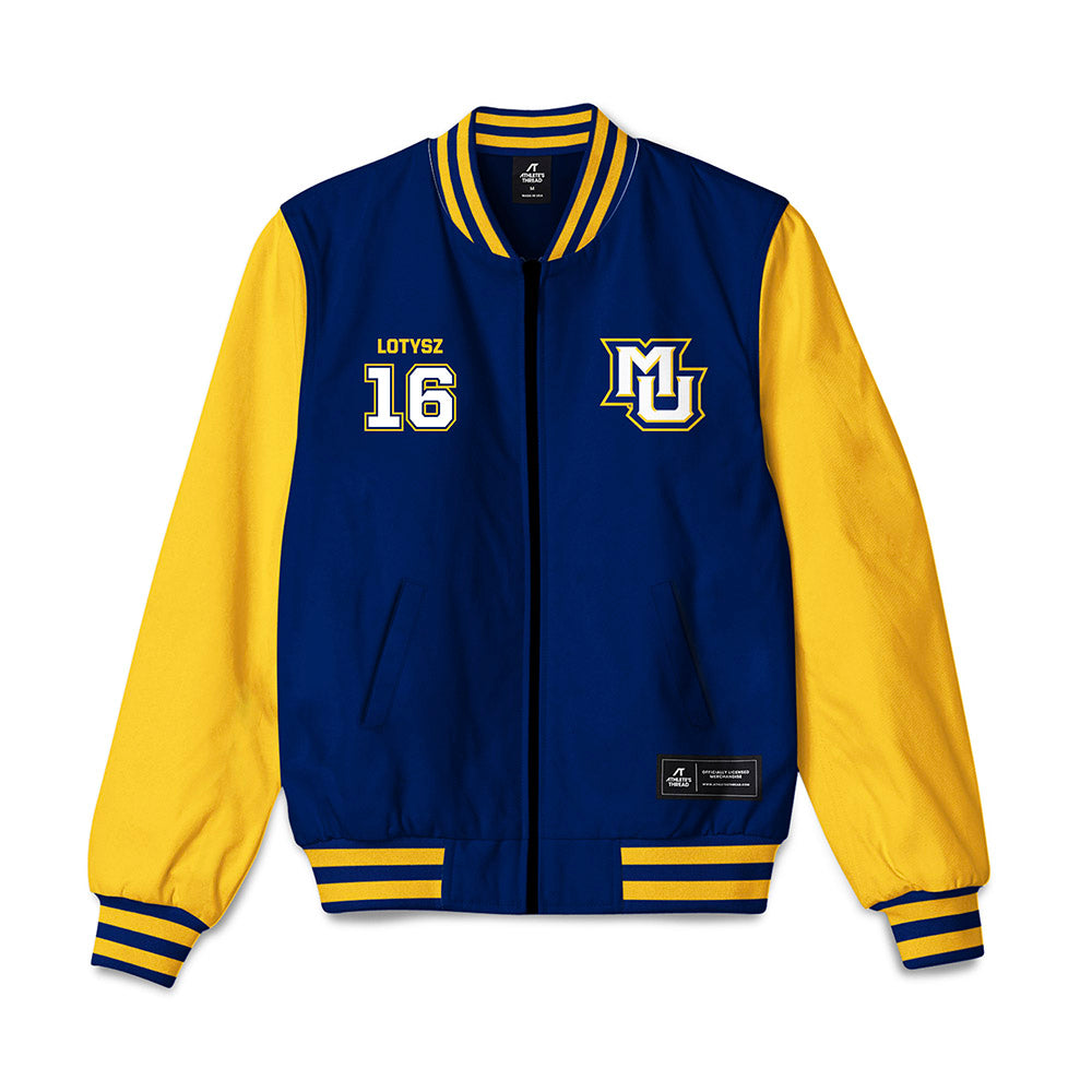 Marquette - NCAA Women's Lacrosse : Sayla Lotysz - Bomber Jacket