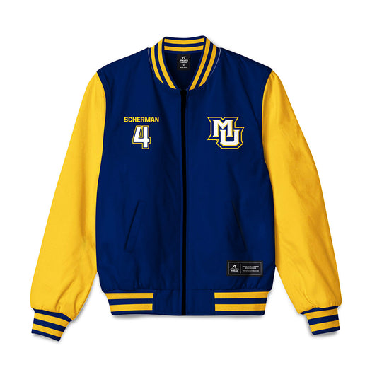 Marquette - NCAA Men's Lacrosse : Brol Scherman - Bomber Jacket