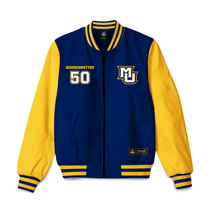 Marquette - NCAA Men's Lacrosse : Jack Schoenwetter - Bomber Jacket