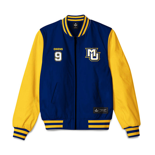 Marquette - NCAA Men's Basketball : Damarius Owens - Bomber Jacket-0
